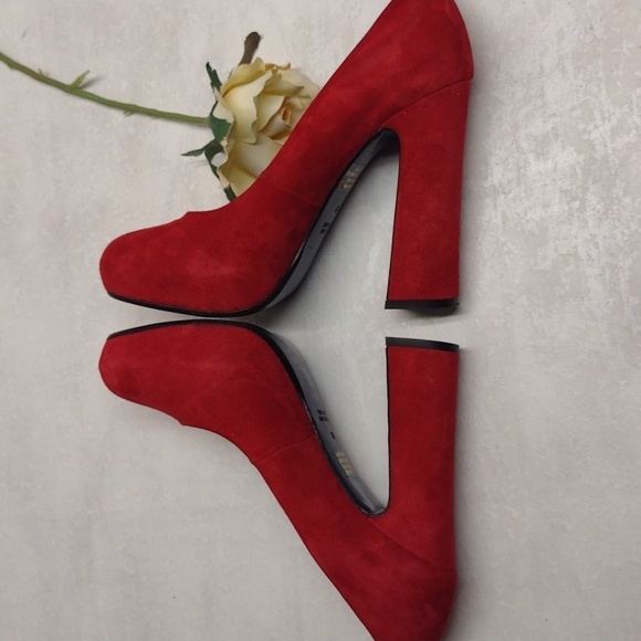 Latitude Femme made in Italy shoes women size 39 ( 8 ) Red color - Picture 6 of 10